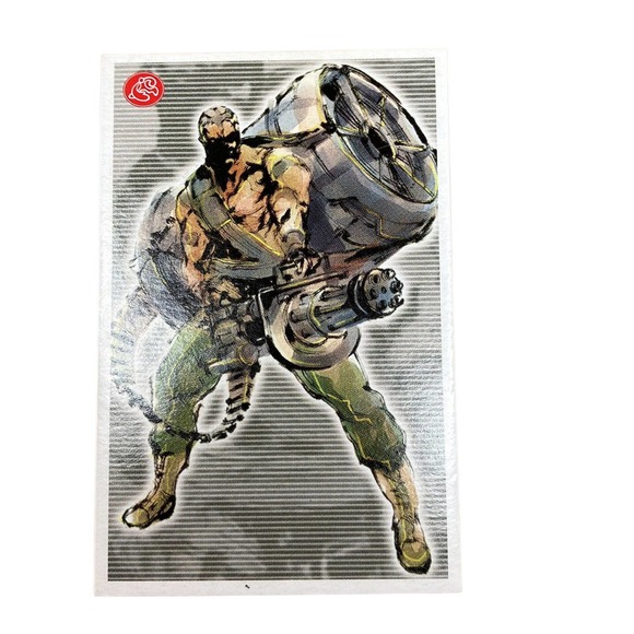 Vintage VTG Metal Gear Solid Vulcan Raven Konami Menko Stadium‎ Card - Picture 1 of 2